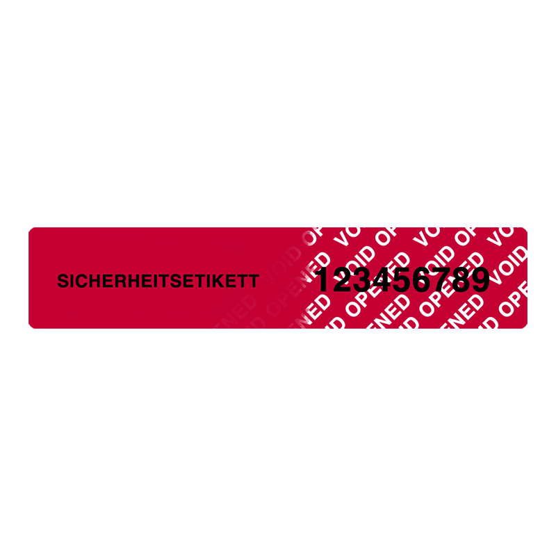 Sicherheitsetikett