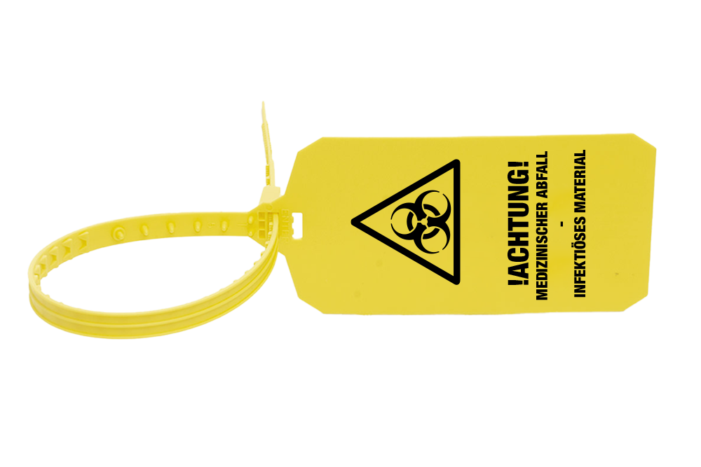 Medizinische Abfall Biohazard Siegel